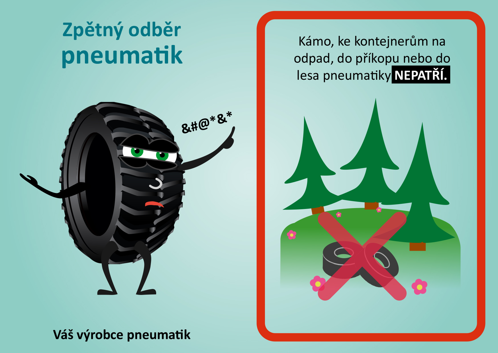 Letak zpětný odběr pneumatik